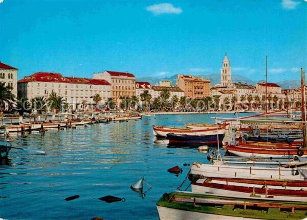 Split Spalato Hafen Fischerboote