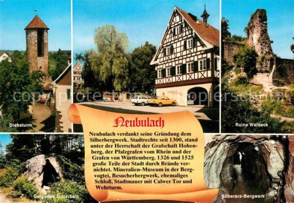 Neubulach Diebsturm Rathaus Fachwerkturm Ruine Wa