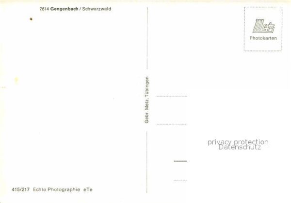 Gengenbach Ortsansicht mit Kirche – Bild 2