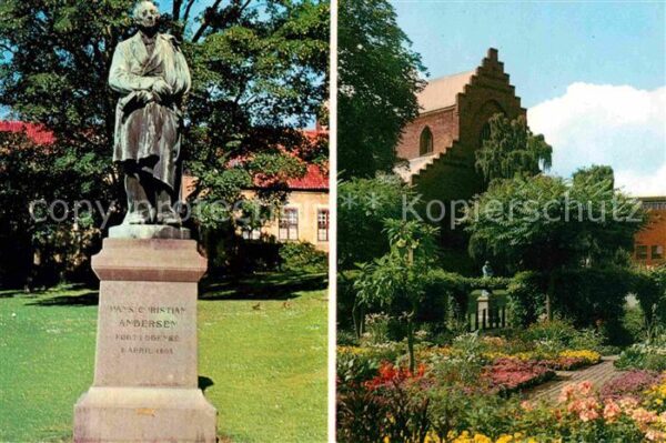 Odense Andersen Denkmal Statue Garten