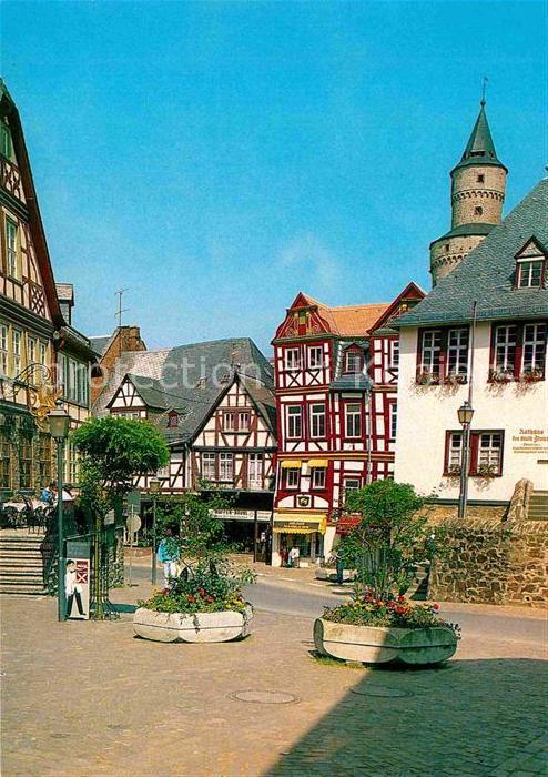 Idstein König Adolf Platz Altstadt Fachwerkhäus