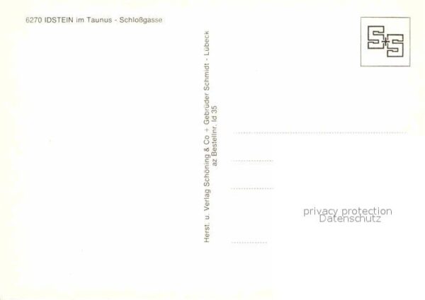 Idstein Schlossgasse Blumenbeet Stadtmauer Fach – Bild 2