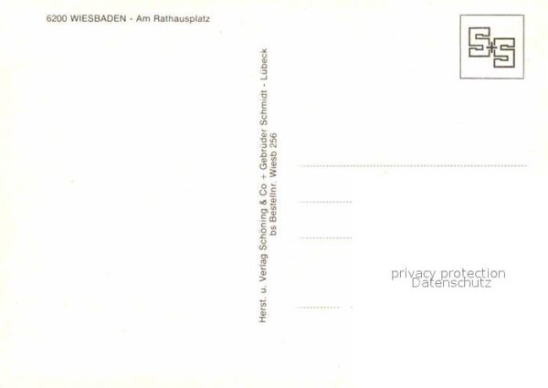 Wiesbaden Rathausplatz Brunnen – Bild 2