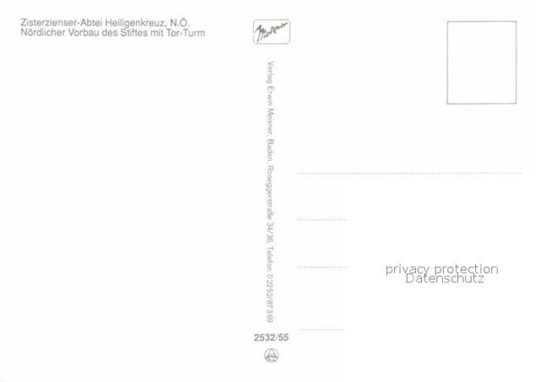 Heiligenkreuz Niederoesterreich Zisterzienser Abtei Stift Kloster Tortu – Bild 2