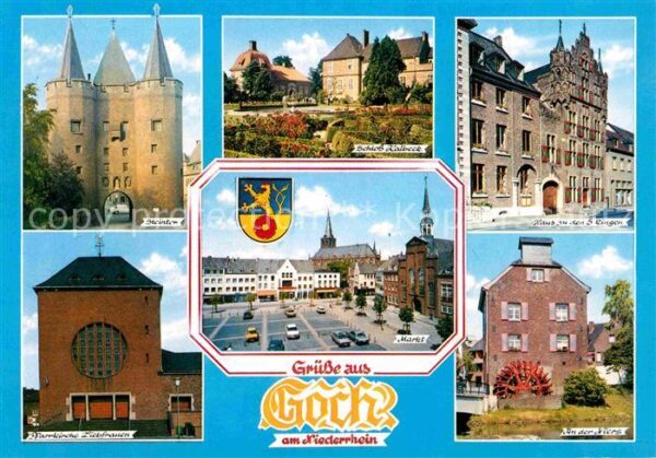 Goch Steintor Schloss Halbeck Haus zu den 5