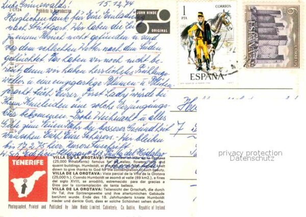 La Orotava Vista parcial de la Villa de la Orotava – Bild 2