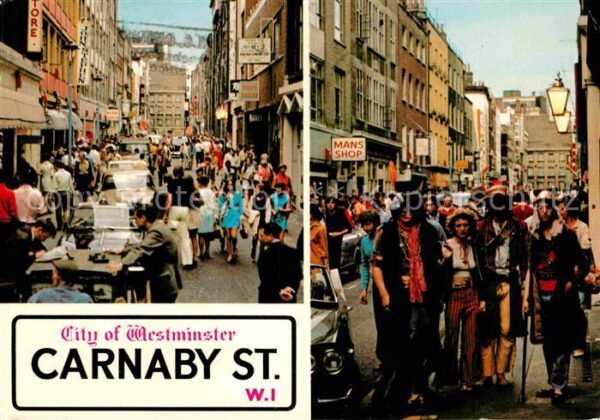 Westminster London City Carnaby Street and its Frequentors