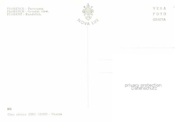 Firenze Florenz Panorama – Bild 2