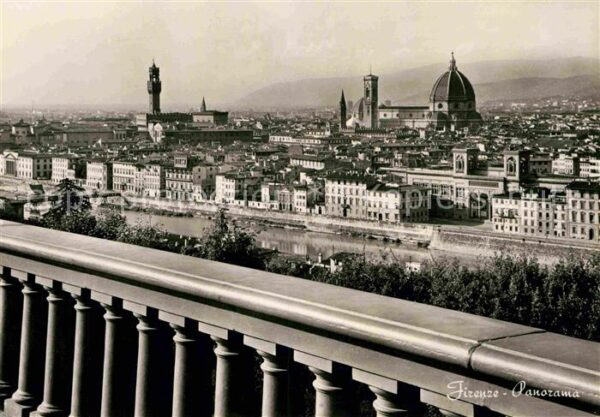 Firenze Florenz Panorama Stadtbild mit Kathedrale und P