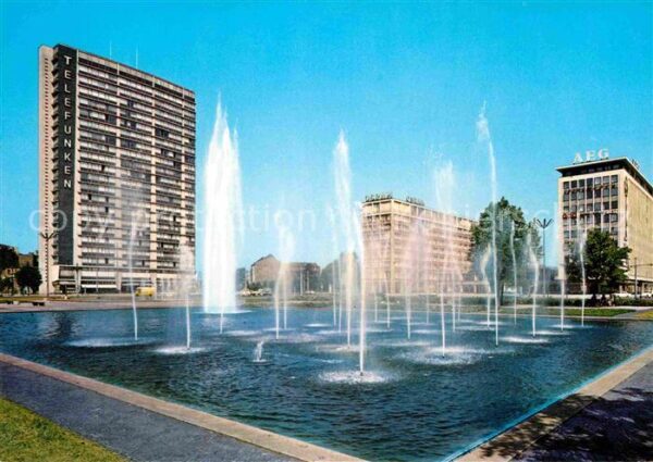 Berlin Ernst Reuter Platz Wasserspiele Telefun