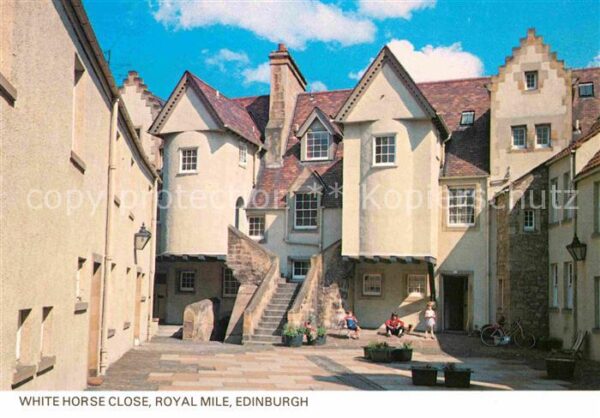 Edinburgh Scotland White Horse Close Royal Mile