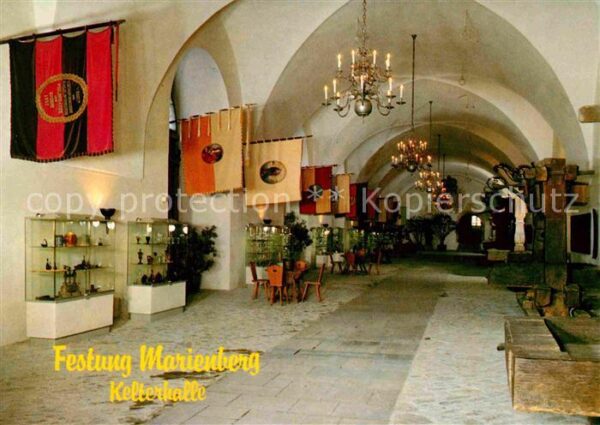 Wuerzburg Festung Marienberg Kelterhalle