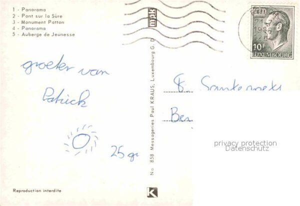 Ettelbruck Panorama Pont sur la Sure Monument Patt – Bild 2