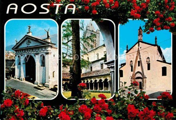 Aosta Cattedrale Chiostro e Collegiata di San