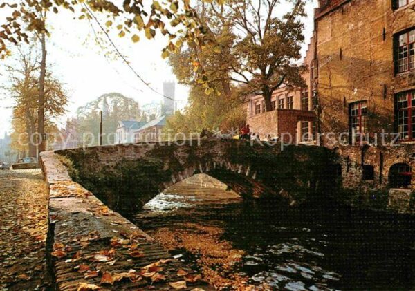 Brugge Groene Rei Meelbrug Quai Vert Herbststi
