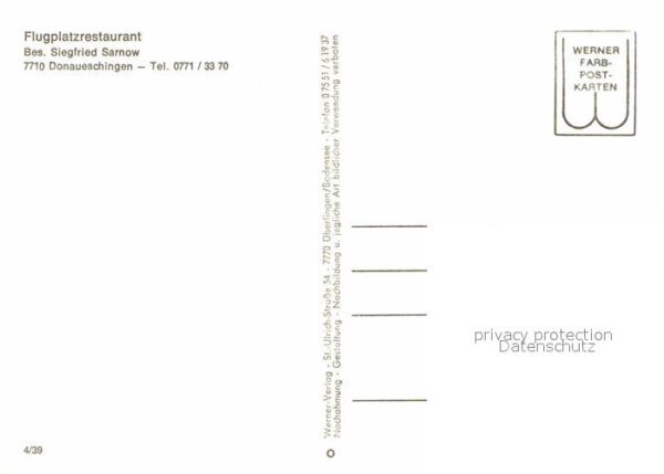 Donaueschingen Flugplatzrestaurant – Bild 2