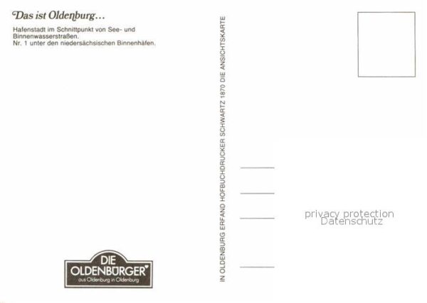 Oldenburg Niedersachsen Binnenhafen Hafenstadt Schiffe Möwen – Bild 2