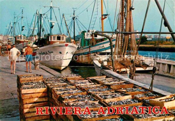 Rimini Porto Hafen Fischkutter Riviera Adriati