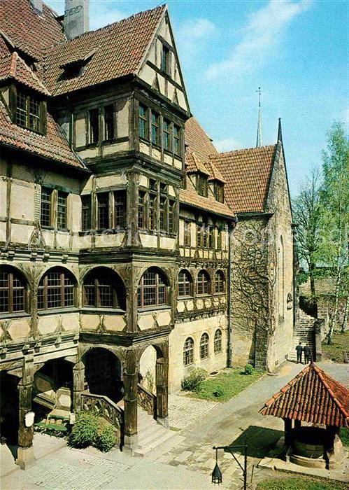 Coburg Erster Burghof mit Fürstenbau Serie Kun