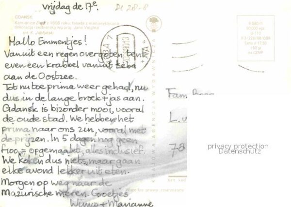 Gdansk Kamienica Zlota Speymannhaus – Bild 2