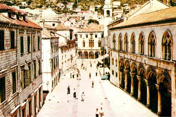 Dubrovnik Ragusa Altstadt Arkaden