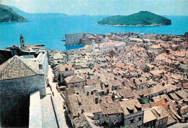 Dubrovnik Ragusa Blick über die Altstadt Insel