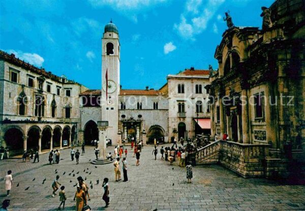 Dubrovnik Ragusa Platz Altstadt