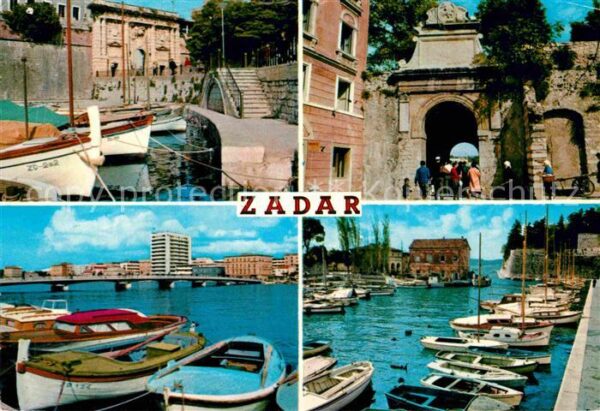 Zadar Zadra Zara Hafen Tor Brücke