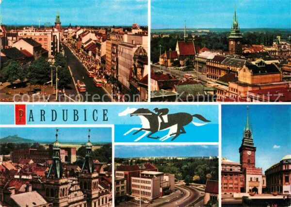 Pardubice Pardubitz Trida Miru Namesti Osvobozeni Zelenou Z