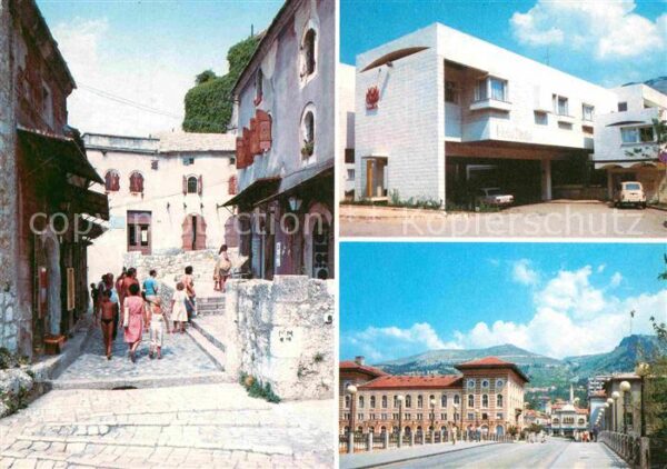 Mostar Moctap Gasse Hotel Strassenpartie