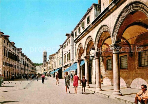Dubrovnik Ragusa Altstadt Arkaden