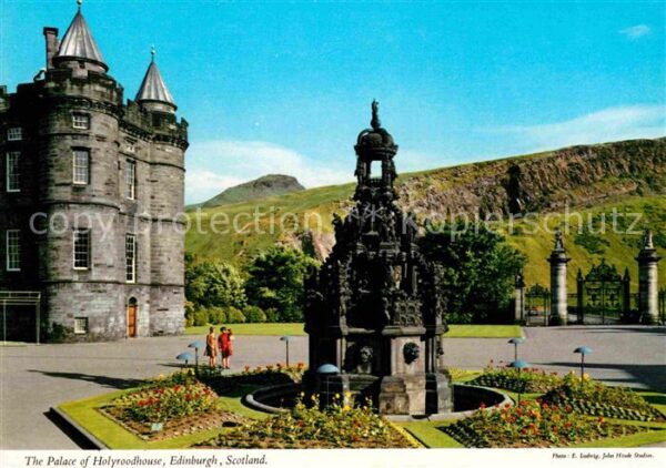Edinburgh Scotland Palace of Holyroodhouse Monument