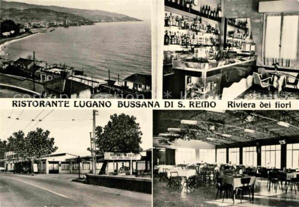 Bussana Ristorante Lugano Panorama Küste