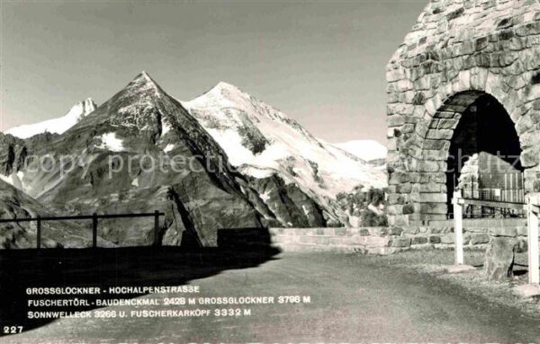 Grossglockner Hochalpenstrasse Fuschertörl Sonnwellec