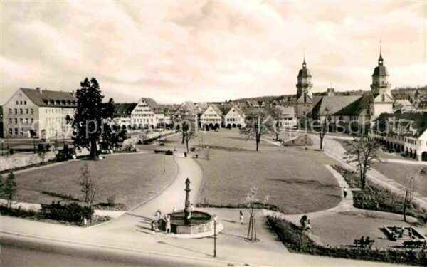 Freudenstadt Marktplatz mit ev Kirche