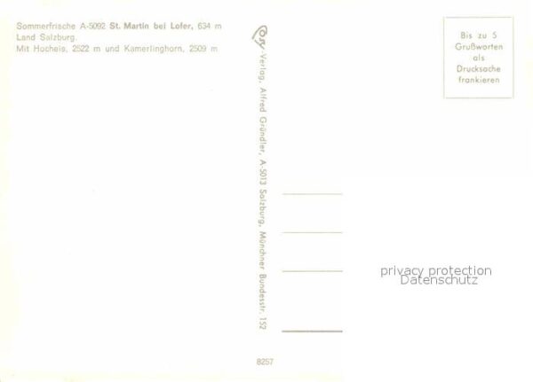 St Martin Lofer mit Hocheis und Kamerlinghorn – Bild 2