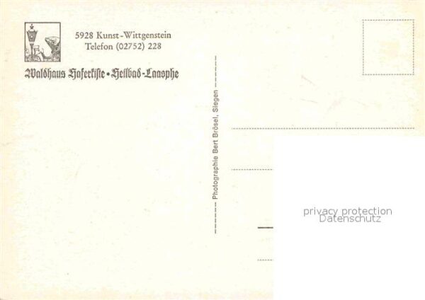 Kunst-Wittgenstein Waldhaus Haferkiste Gaststube – Bild 2