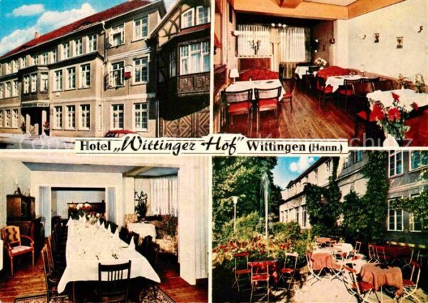 Wittingen Niedersachsen Hotel Wittinger Hof Gasträume Terrasse