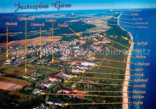 Jastrzebia Gora Fliegeraufnahme