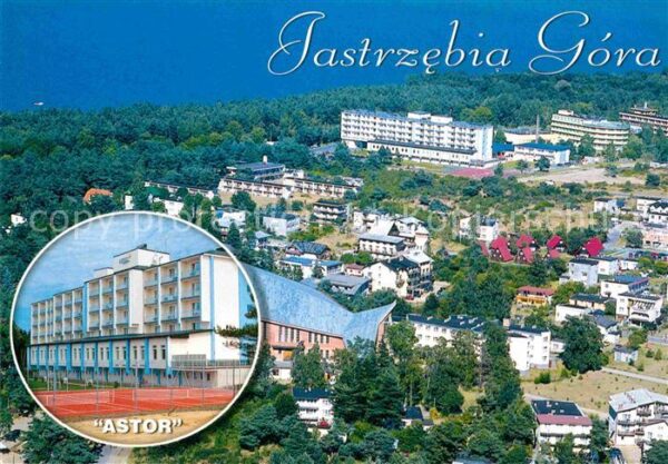 Jastrzebia Gora Fliegeraufnahme Hotel Astor