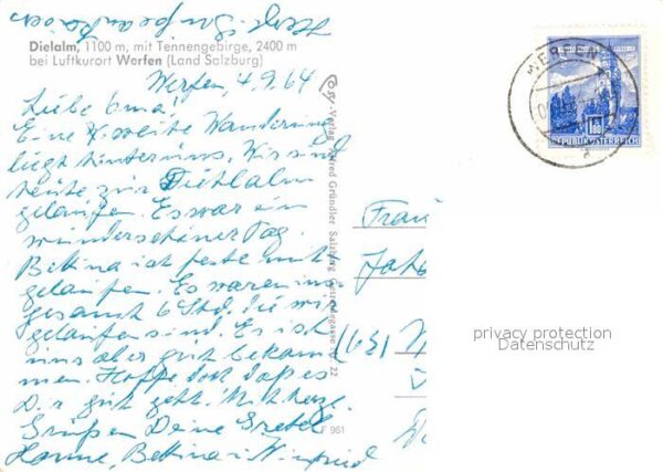 Werfen Salzburg Dielalm mit Tennengebirge – Bild 2