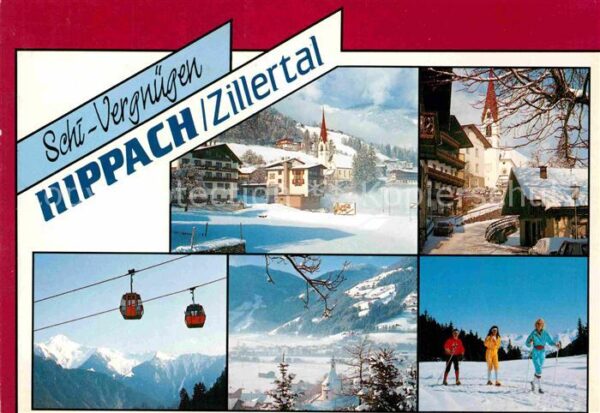 Hippach Dorfpartien Gondelbahn Skilanglauf