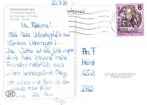 Pressegger See Fliegeraufnahmen Badespass Rutsche – Bild 2
