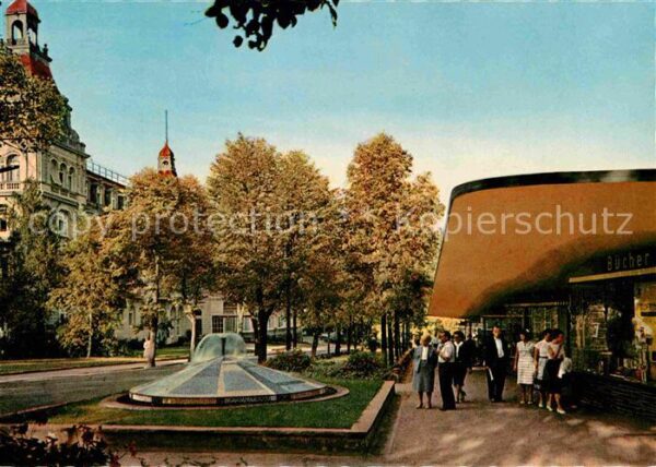 Bad Wildungen Ladenstrasse mit Fürstenhof