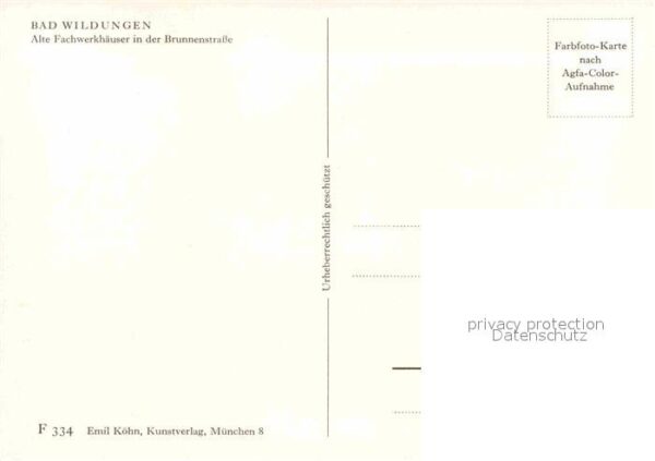 Bad Wildungen Alte Fachwerkhäuser in der Brunnenstras – Bild 2