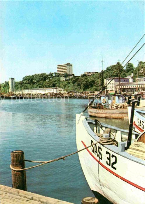 Sassnitz Ostseebad Ruegen Blick zum Rügen Hotel