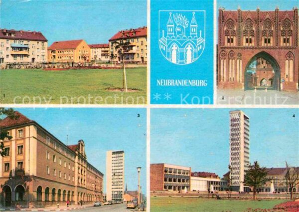 Neubrandenburg Neubauten Stargarder Tor Hotel zu den v
