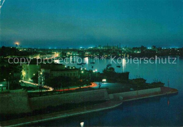 Taranto Panorama Citta Vecchia notturno