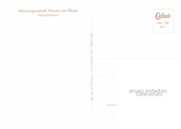 Worms Rhein Hagendenkmal – Bild 2