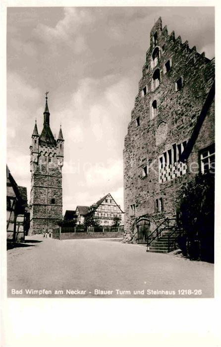 Bad Wimpfen Blauer Turm und Steinhaus